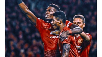 Tak hanya Pogba, pemain MU lain seperti Marcus Rashford juga tampil membaik. Foto: istimewa