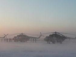 Pendaratan Dramatis 3 Astronot dari Antariksa ke Padang Salju