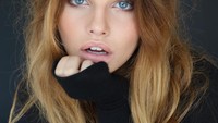 Lalu bagaimana wajah model berusia 17 tahun itu jika tanpa makeup? Dok. Instagram/thylaneblondeau