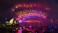 Begini suasana perayaan tahun baru di Sydney, Australia. Brett Hemmings/Getty Images.