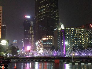 Ada Car Free Night, Lalin ke Arah Bundaran HI Ditutup