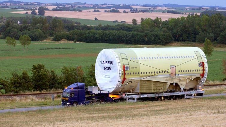 Pengiriman Bagian-bagian Airbus A380