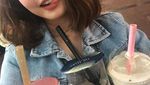 Momen Manis Sananthachat, Artis Cantik Thailand Kalau Lagi Ngopi