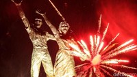 Tak hanya Bundaran HI, sejumlah titik di Jakarta juga ikut merayakan tahun baru seperti di Monas dan Ancol.