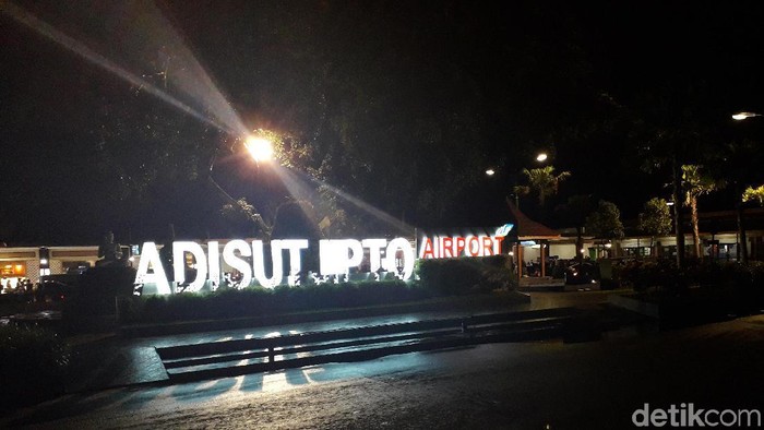 Bandara Adisutjipto Yogyakarta, Selasa (1/1/2019).