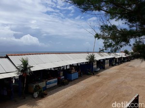 Pantai Gunungkidul Sepi Saat Tahun Baru, Pedagang Mengeluh