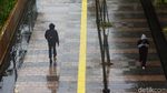 Hari Pertama 2019, Jakarta Diguyur Hujan Lalin Lengang