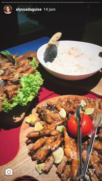 Tiram hingga Tumis Kangkung Jadi Menu Pesta Tahun Baru Maia Estianty di Bali