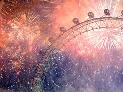 Warna-warni Kembang Api di Malam Pergantian Tahun