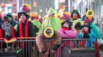 Foto: Warga Padati Times Square New York di Malam Tahun Baru 2019