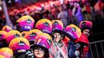 Foto: Warga Padati Times Square New York di Malam Tahun Baru 2019