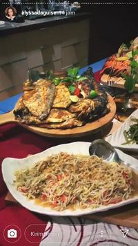Tiram hingga Tumis Kangkung Jadi Menu Pesta Tahun Baru Maia Estianty di Bali