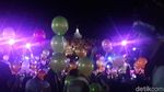 Foto: 1.500 Balon Tahun Baru Terbang di Candi Borobudur