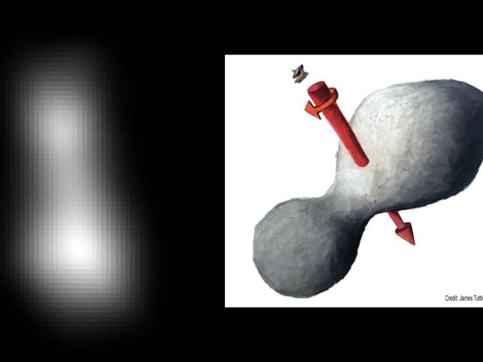 Inilah foto pertama kiriman pesawat antariksa New Horizons dari Ultima Thule, objek di tepi Tata Surya. (Foto: NASA) Inilah foto pertama kiriman pesawat antariksa New Horizons dari Ultima Thule, objek di tepi Tata Surya. (Foto: NASA)