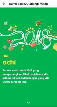 Tampilan rapot di Grab