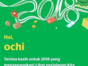 Kreatif! Lihat Rapormu di Go-Jek dan Grab Selama 2018