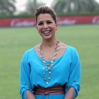 Di usia 13, Putri Haya menjadi wanita pertama yang yang mewakili Yordania dalam kejuaraan kuda internasional. Foto: Chris Jackson/Getty Images