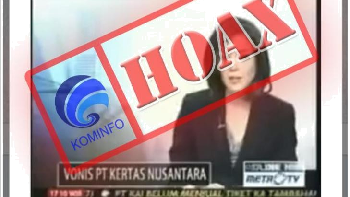 Hoax tentang Prabowo punya hutang sebesar Rp 17 triliun Foto: Dok. Kemenkominfo