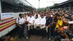Grand Launching KA Pangandaran di Stasiun Banjar
