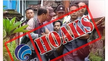 Hoax simulasi orang gila dibawa ke TPU. Kenyataannya adalah foto itu yang terjadi di Bali terkait pembunuhan dukun yang sedang mengobati orang gila tersebut. Foto: Dok. Kemenkominfo