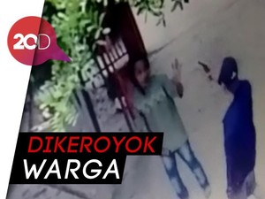 Video Detik-detik Pembacokan Anggota Brimob di Sumsel