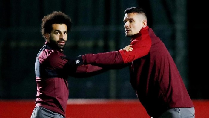 Mohamed Salah dan Dejan Lovren terlibat dalam percakapan kocak di WhatsApp. (Foto: Action Images via Reuters/Carl Recine) Mohamed Salah dan Dejan Lovren terlibat dalam percakapan kocak di WhatsApp. (Foto: Action Images via Reuters/Carl Recine)