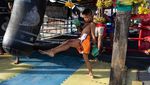 Kerasnya Latihan Fisik Petarung Muay Thai Anak di Thailand