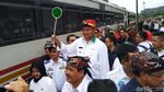 Grand Launching KA Pangandaran di Stasiun Banjar
