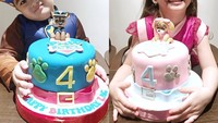 Dua anak kembar Dhena juga populer di Instagram lho. Zac dan Zoe rayakan ulang tahun dengan kue lucu bertema PAW Patrol. Foto: Instagram dhenafrizzy