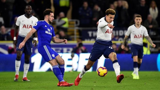 Tottenham tidak bisa menambah gol di babak kedua.