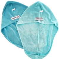 Dengan Turbie Twist Microfiber Hair Towel seharga Rp 210 ribuan berikut, Anda tak perlu lagi memakai atau membawa hair dryer untuk mengeringkan rambut. Apalagi handuk itu juga dapat menjaga rambut tetap halus. Foto: Amazon