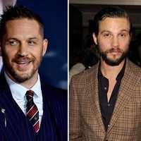 Satu lagi aktor yang sering tertukar karena kemiripan wajahnya. Tom Hardy dan Logan Marshall-Green. Foto: Getty Images