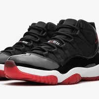 The Air Jordan 11 “Bred” for Holiday 2019. Nike Air Jordan dengan wajah baru ini juga menjadi incaran para pecinta sneakers basket di 2019. (Foto: Dok. Sneakernews)