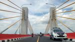 Baru Dibuka, Jembatan Musi IV Diserbu Warga Palembang