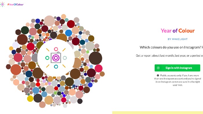 Warnai Instagram kamu dengan mosaik cantik Year of Colour. (Foto: yearofcolour.com) Warnai Instagram kamu dengan mosaik cantik Year of Colour. (Foto: yearofcolour.com)