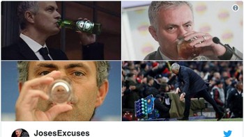 Meme ini menyindir Jose Mourinho, sosok yang digantikan oleh Solskjaer. (Foto: Internet/Twitter)