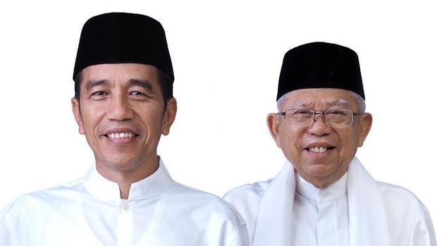 Foto Jokowi-Ma'ruf yang rencananya digunakan dalam surat suara