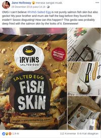 Ini Hasil Investigasi Singapura Soal Temuan Tokek pada Kemasan Irvins
