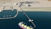 Sedang dalam pembangunan, Wheatstone merupakan salah satu proyek LNG atau gas alam cair di Australia. Perkiraan biaya pembanunan proyek tersebut mencapai US$ 35 miliar atau Rp 507,5 triliun. Istimewa/Dok.CNN.