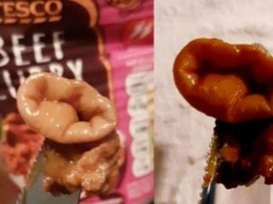 Hii..! Pria Ini Temukan Potongan Anus Hewan di Dalam Kari Sapi Kalengan