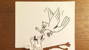 Tak hanya gambar hitam putih, ada juga yang berwarna tentu hasilnya makin keren.  Foto: Instagram