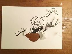 Kreatif! Dari Sobekan Kertas Hasilkan Gambar 3D