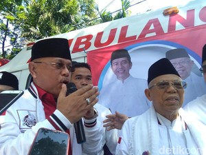 Maruf Amin Lepas Tim Medis ke Pandeglang, Eks Menteri SBY Turut Hadir