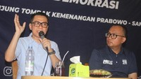 Acara itu mengupas semua seluk beluk akan kontestasi pilpres kedua pasangan yang akan berlaga di 2019 ini. Foto: dok. Pride