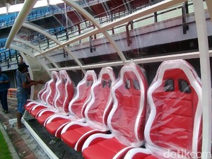 Revitalisasi Stadion GBT Senilai Rp 50 M Dimulai, Bangku Cadangan Mewah