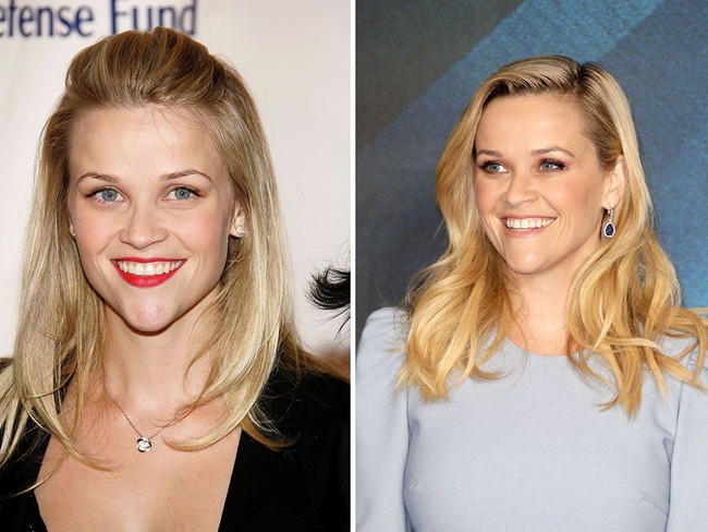 Penampilan Reese Witherspoon di tahun 2006 dan 2018. Tak terlalu terlihat perbedaannya. Gaya hidup sehat dengan diet dan olahraga disinyalir jadi kunci bintang film Legally Blonde ini tetap awet muda. Foto: Getty Images
