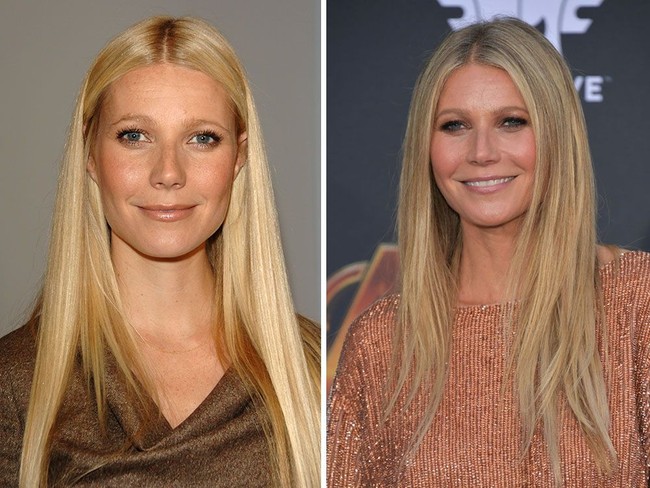 Gwyneth Paltrow di tahun 2006 dan di 2018 tak banyak berubah. Hanya warna rambutnya, tapi wajahnya tetap terlihat sama. Wanita 46 tahun ini diketahui menjalani gaya hidup sehat dan hanya menggunakan bahan-bahan organik dalam diet maupun perawatan kulit. Foto: Getty Images