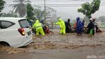 Hujan Deras Jalur Malang-Surabaya Terendam Banjir