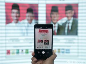 Selisih Jokowi-Maruf Vs Prabowo-Sandi di 5 Survei Terbaru