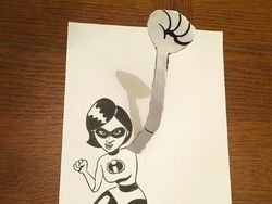 Kreatif! Dari Sobekan Kertas Hasilkan Gambar 3D